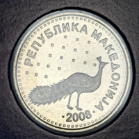 2009. 10 Dínár Macedónia  forgalmi sorból (7)