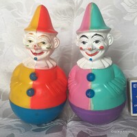 Régi, retró Western Germany Rolly (toys)Polly csörgő játék figura,keljfeljancsi,kelj fel jancsi baba
