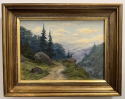 Szontágh Tibor (1873-1930) 32x41 cm EREDETI olajfestménye