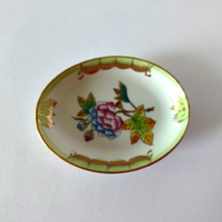 HERENDI "VIKTÓRIA" MINTÁS PORCELÁN GYŰRŰS TÁLKA