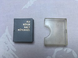 Kis képek nagy művekről. Mini könyv. Képzőművészeti Alap 1967. A sorozat első tagja