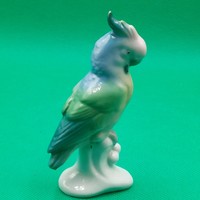 Retro porcelán papagáj figura