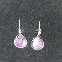 • Csaroit gemstone earrings -new