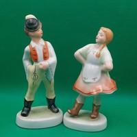 Káldor Aurél  BŰV kerámia  Magyar pár, fiú, lány figura