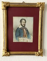 Kossuth Lajos Miniatűr Portréja