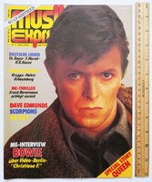 Musikexpress 1982/3 Bowie Edmunds Queen Scorpions Go Gos Bornemann Krupps Schaumburg Siouxsie