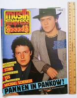 Musikexpress 1984/3 Lindenberg BAP Schenker Yes Sting Iron Maiden Queen Simple Minds Kim Wilde
