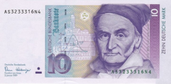 NSZK Németország 10 DM 1989 UNC