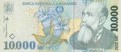 ROMÁNIA, 10.000 lei (1999) UNC