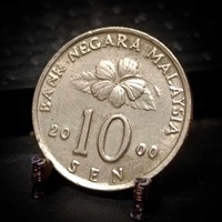 Malajzia 10 sen, 2000 B05B4