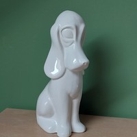 Retro Nagyméretű 30 cm-es kerámia  kutya figura
