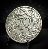 Lengyelország 50 groszy, 1923 B05F1