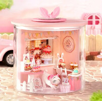 DIY - Csináld magad 3D miniatűr cukrászda - Kitten’s Cake house
