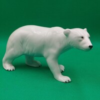 Retro porcelán  jegesmedve figura