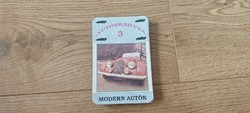 Autóskártya 3 - Moden autók - Retró - trafikos kártya