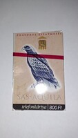 Sas telefonkártya bontatlan.