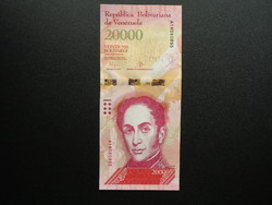 20000 bolivares 2016 UNC Venezuela