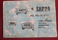 Skoda  105 s 105 L 120 L 120ls  SOKAT HASZNÁLT ROSSZ ÁLLAPOTÚ !