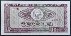 Románia 10 Lei 1966, VF+-EF.