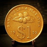 Malajzia 1 ringgit, 1992 B05F4