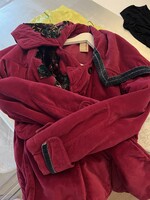 Antonio Marras Italy designer női Bársony kabát 40 olasz méret gyönyörű darab