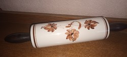 Régi fajansz porcelánhengeres nyújtófa