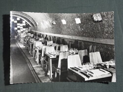 Képeslap,Eger,Agria Taverna borozó,étterem látkép,részlet,1967-