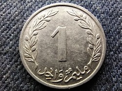 Tunézia tölgyfa 1 milliéme 1960