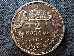 Ferenc József (1848-1916) .835 ezüst 2 Korona 1912 KB