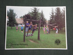 Képeslap,Dombóvár,Gunaras fürdő,kemping látkép,részlet 1990-