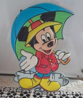 Retró Walt Disney műanyag gyerek lámpa
