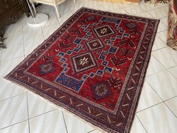 Iráni Kézi Csomózású Afschar Perzsaszőnyeg 145x190