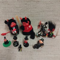Retro Újévi szerencse figura gyűjtemény egyben  / Új-3./