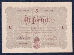 Szabadságharc (1848-1849) Kossuth bankó 5 Forint bankjegy 1848 EXTRA