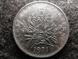 Franciaország 5 frank 1971