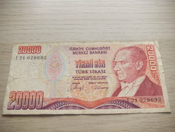 20.000   Líra  1970      Törökország