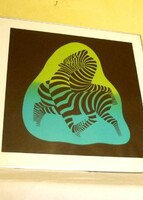 Victor Vasarely szitanyomat /szignózott/./13/30 példány./