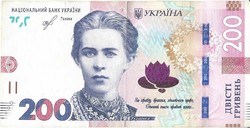 200 hrivnya 2019 Ukrajna