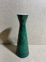 Régi porcelán váza, zöld-fehér, német/osztrák . 3594