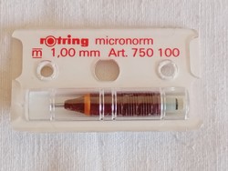 Csőtoll 16 - ROTRING 750 100 micronom tollhegy 1,0mm Nem volt használva