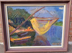 Baranyó Sándor (1920-2001) Szolnoki Halásztanya