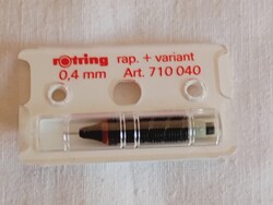 Csőtoll 19 - ROTRING 710 040 rapidograph variant tollhegy 0,4mm Nem volt használva
