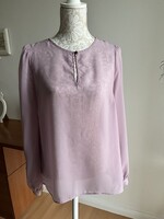 Elegáns halvány lila alkalmi blúz