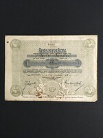 Jászárokszállási Hangya Fogyasztási és Értékesítő Szövetkezet Üzletrész 1920.