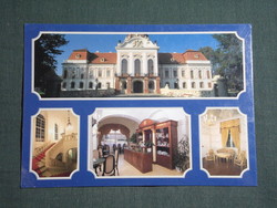 Képeslap,Gödöllő,mozaik,Királyi kastély,múzeum látkép,részlet, 1990-