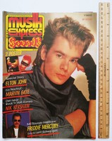 Musikexpress 1984/6 Nik Kershaw Eurythmics Elton John Marvin Gaye F Mercury Kiss Grandmaster Flash