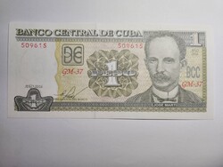 2016-os 1 Peso Kuba UNC