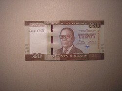 Libéria- 20 Dollár 2016 UNC