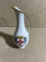 Régi porcelán emlékváza: Fürth/ODW. 3584