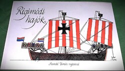 1982.Sulyok Magda - Mandel Tamás : Régimódi hajók képes könyv a képek szerint MÓRA